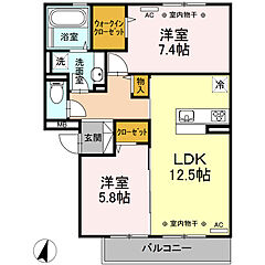 物件の間取り