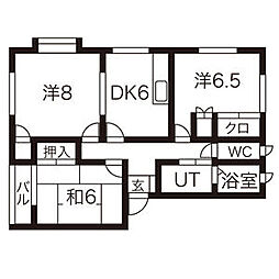 間取図画像 3DK