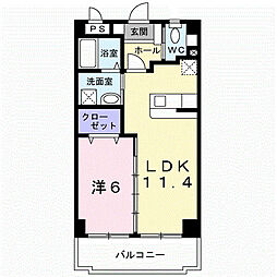 間取図画像 1LDK