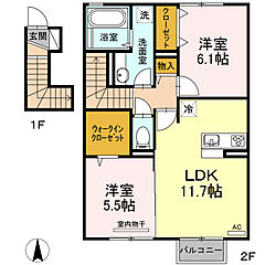 物件の間取り