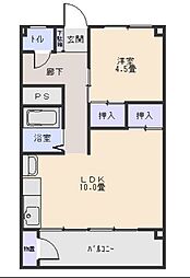 グリーンエキュート 1LDKの間取図画像