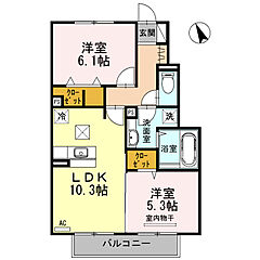 物件の間取り