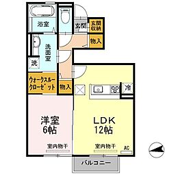 D-Room・SK4 1LDKの間取図画像