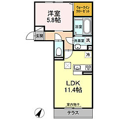 物件の間取り