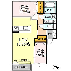 物件の間取り