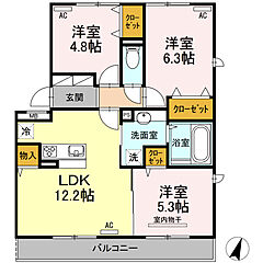 物件の間取り