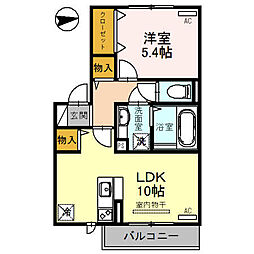 ハイツ・リヴェール 1LDKの間取図画像