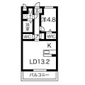 メゾンドフルール3階6.2万円
