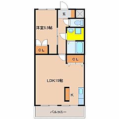 物件の間取り