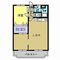 センチュリー2 1LDKの間取図画像