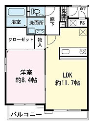間取図画像 1LDK