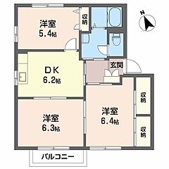 物件の間取り