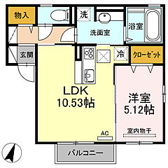 物件の間取り