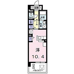ModeEight1 ワンルームの間取図画像