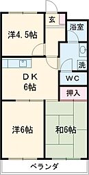 間取図画像 3DK