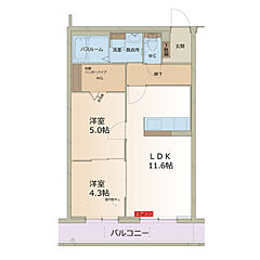 物件の間取り