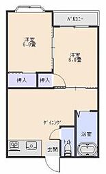 間取図画像 2DK