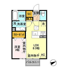 物件の間取り