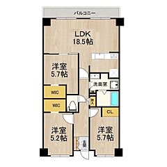物件の間取り