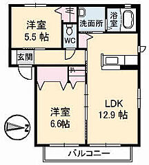 物件の間取り