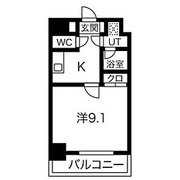 エンゼルプラザ瀬田駅前 1Kの間取図画像
