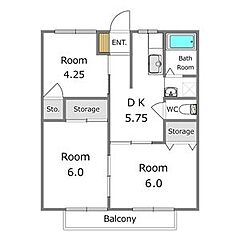 物件の間取り