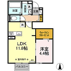 物件の間取り