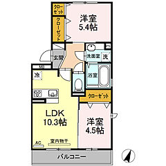 物件の間取り