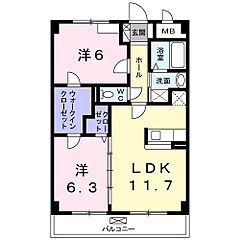 物件の間取り