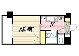 メゾン・ド・ラルジュ 1Kの間取図画像