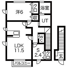 物件の間取り