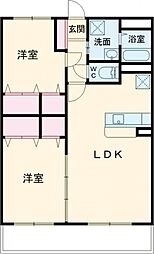 リアンレガーロ大分鶴崎ステーション 3LDKの間取図画像
