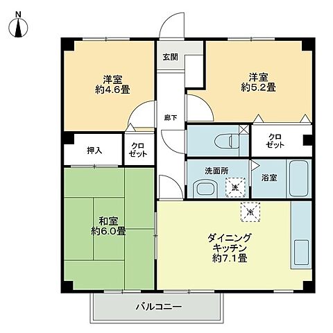 ホームズ でお部屋探し フォブールひうち 2階 2 3dk 賃料4 8万円 53 賃貸アパート住宅情報 物件番号 取扱い不動産会社 大東建託リーシング株式会社 新居浜店