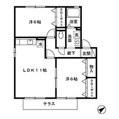 物件の間取り