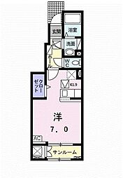 間取図画像 ワンルーム