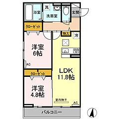物件の間取り