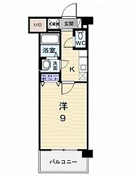 サンヴァーリオ奥羽大学前 1Kの間取図画像