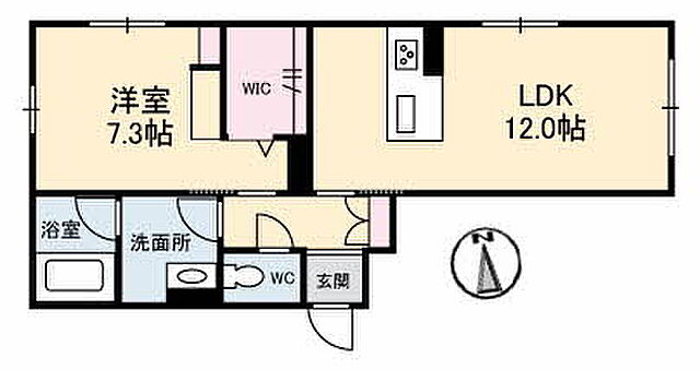 ホームズ シャーメゾンスリースター 1ldk 賃料6 5万円 1階 47 59 賃貸アパート住宅情報