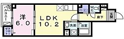 シャルフィ 1LDKの間取図画像