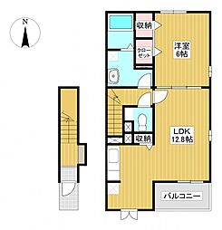 ファインシティ 1LDKの間取図画像