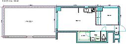 マイスフォレスト春日原 1LDKの間取図画像
