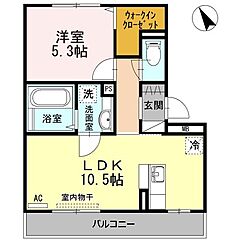 物件の間取り