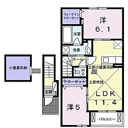 グランツ4 2LDKの間取図画像