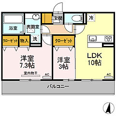 物件の間取り