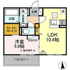 物件の間取り