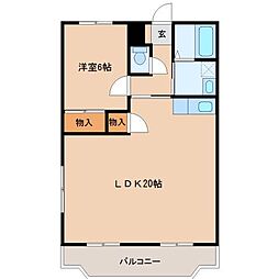間取図画像 1LDK