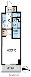 S-FORT湘南平塚 1Kの間取図画像