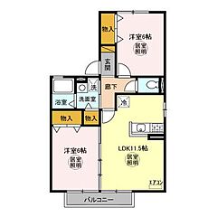 物件の間取り