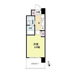 セレニテ福島プリエ 1Kの間取図画像