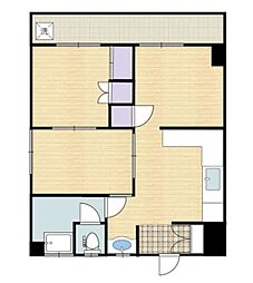 ITOPIA 2LDKの間取図画像